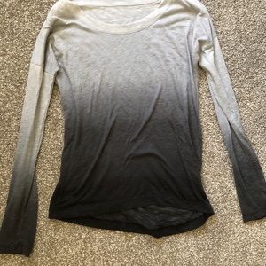 Ideology Ombré Long Sleeve Top